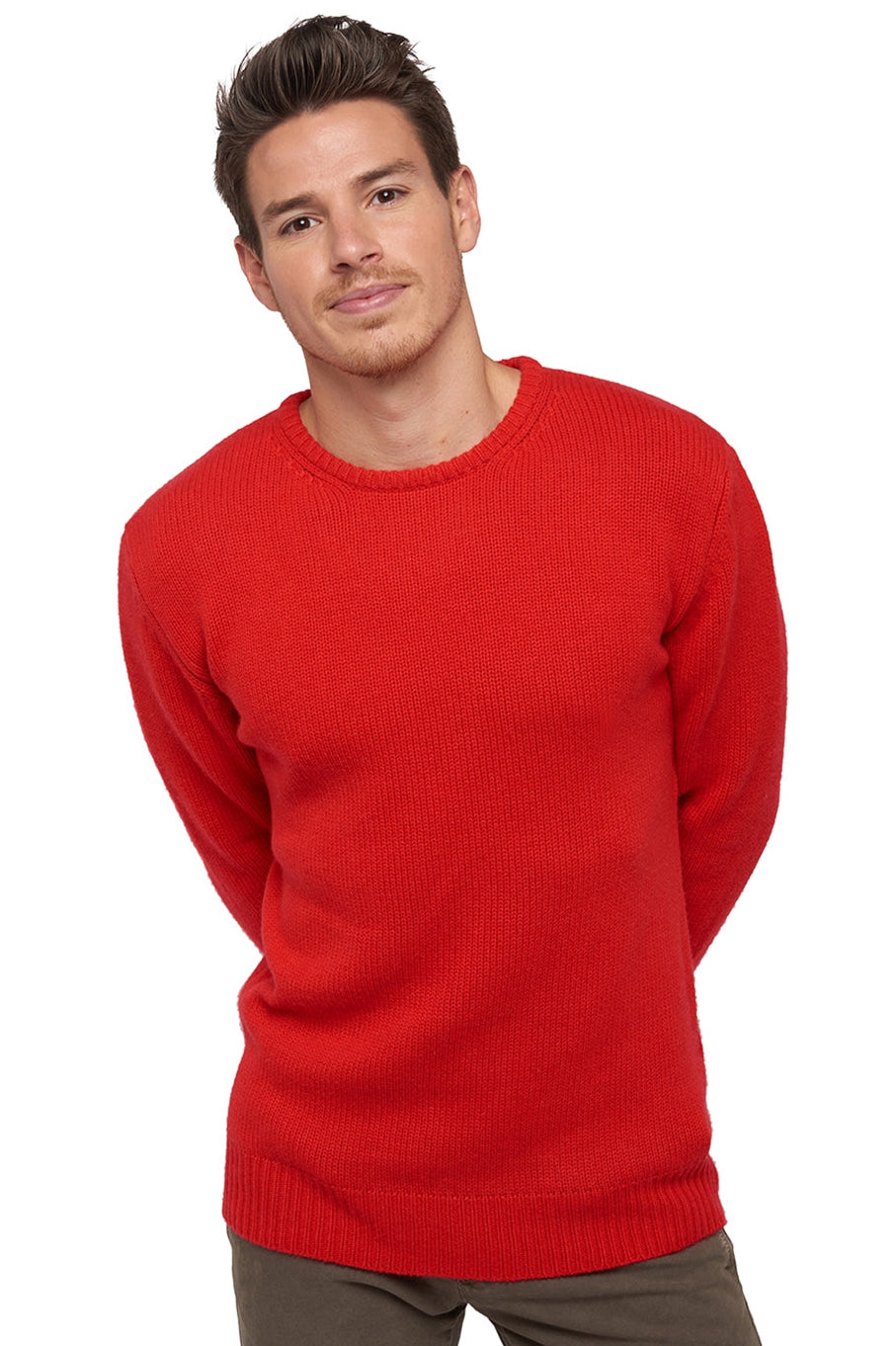 Bilal in cashmere uomo - rosso - Mahogany