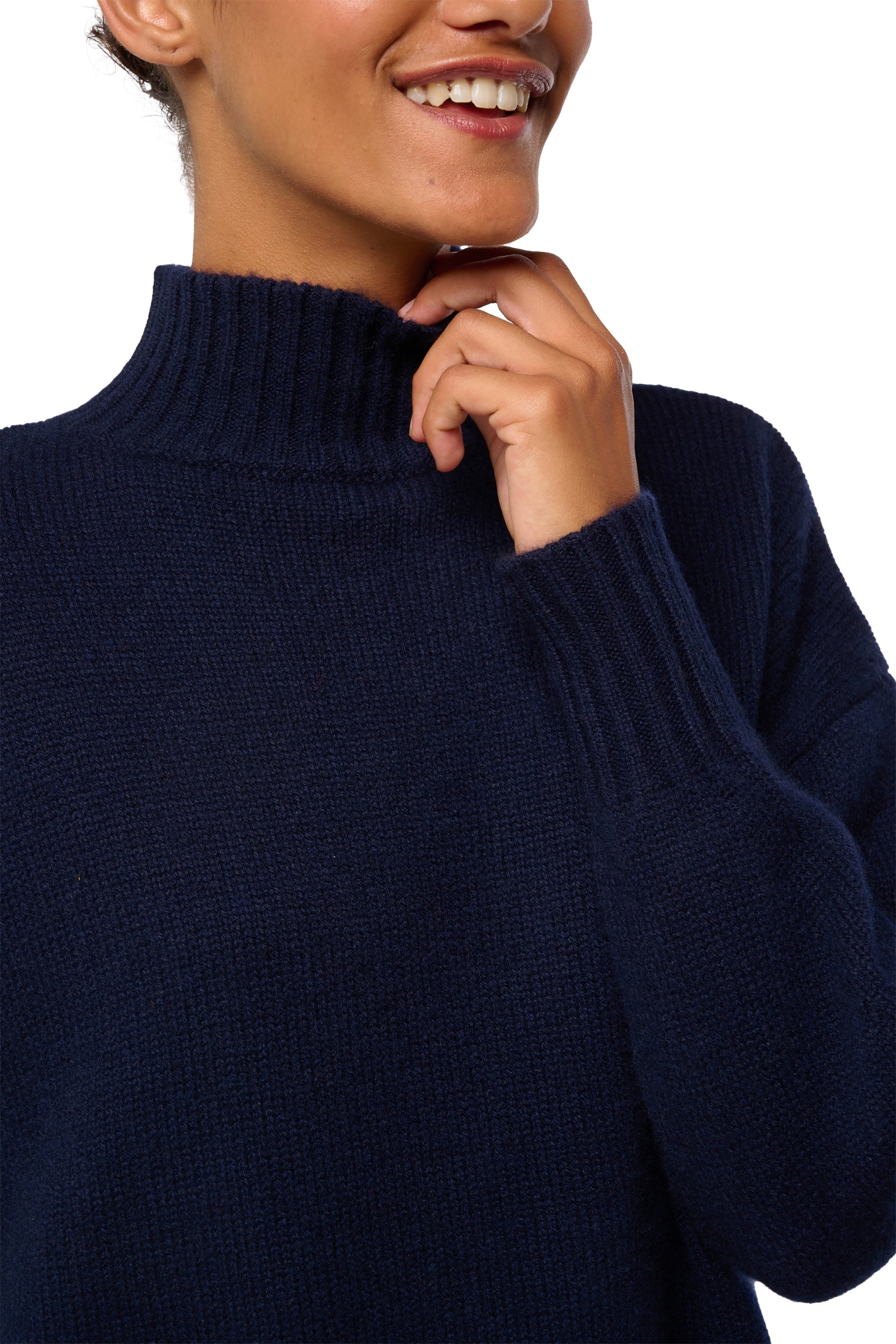 Daniella en cachemire femme - Vue 2 - marine foncé - Mahogany
