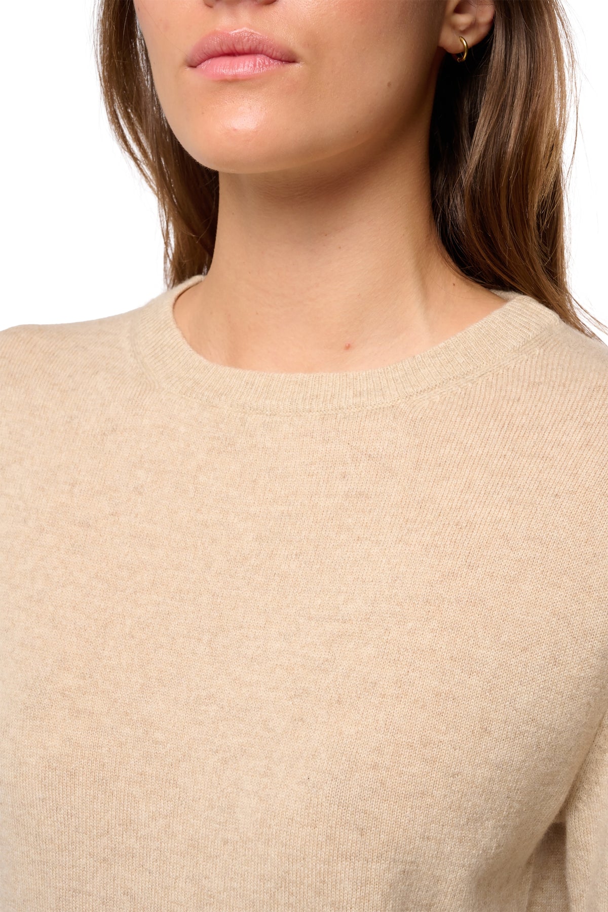 Daria in cashmere donna - Vista 2 - natural winter dawn - Mahogany