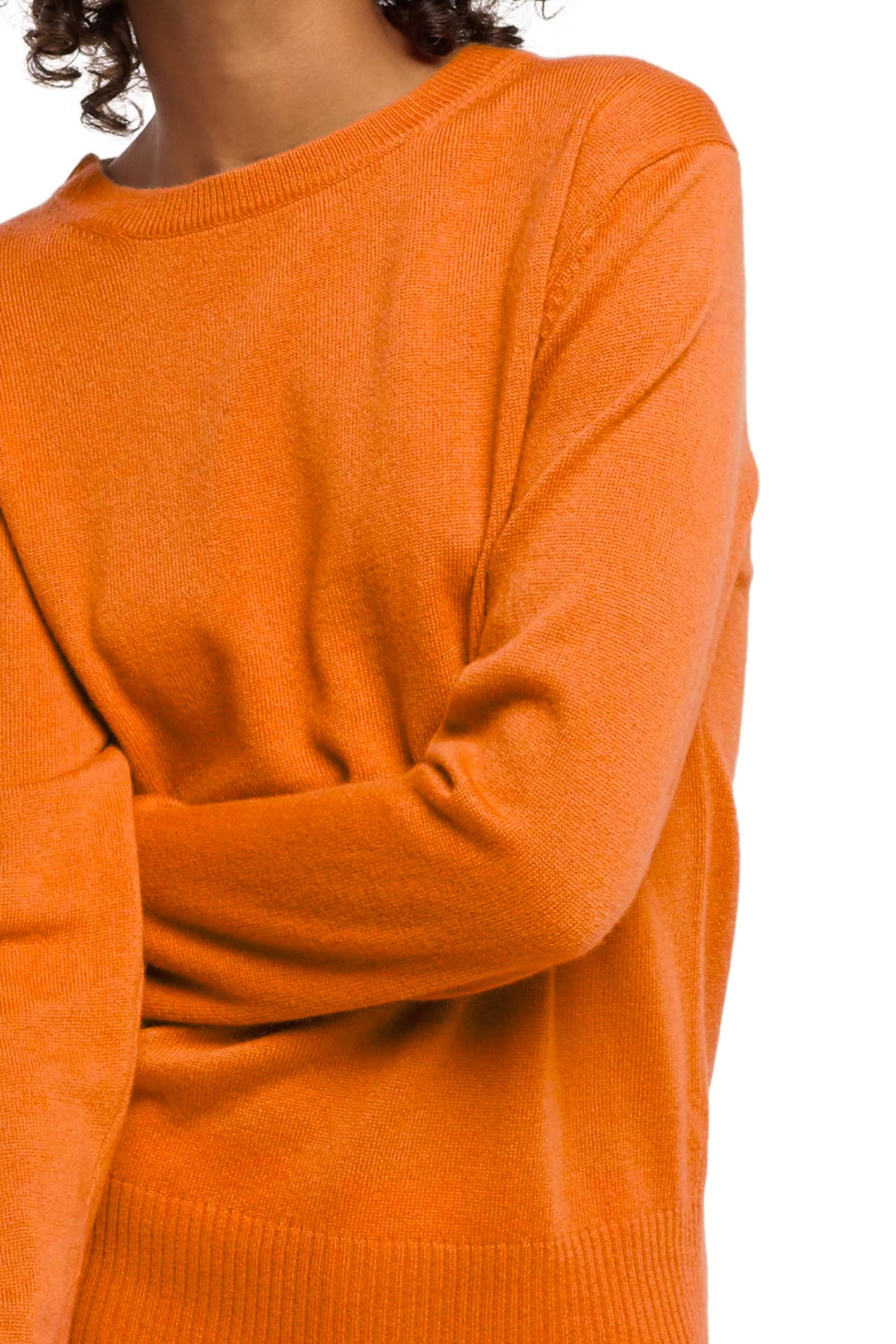 Daria in cashmere donna - Vista 1 - orange - Mahogany
