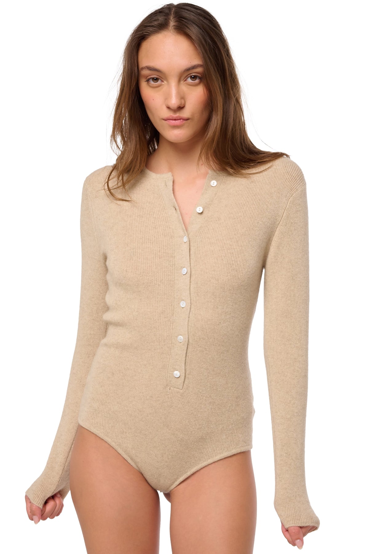 Deedee in cashmere donna - natural winter dawn - Mahogany
