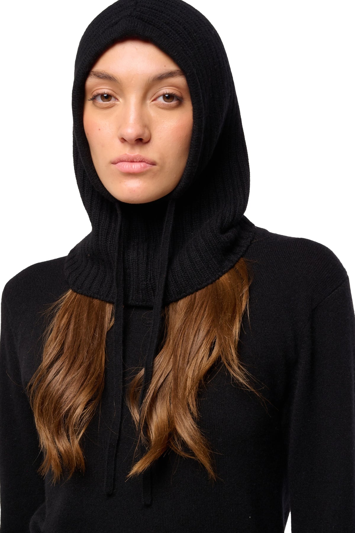 Deefoo in cashmere misto - nero - Mahogany