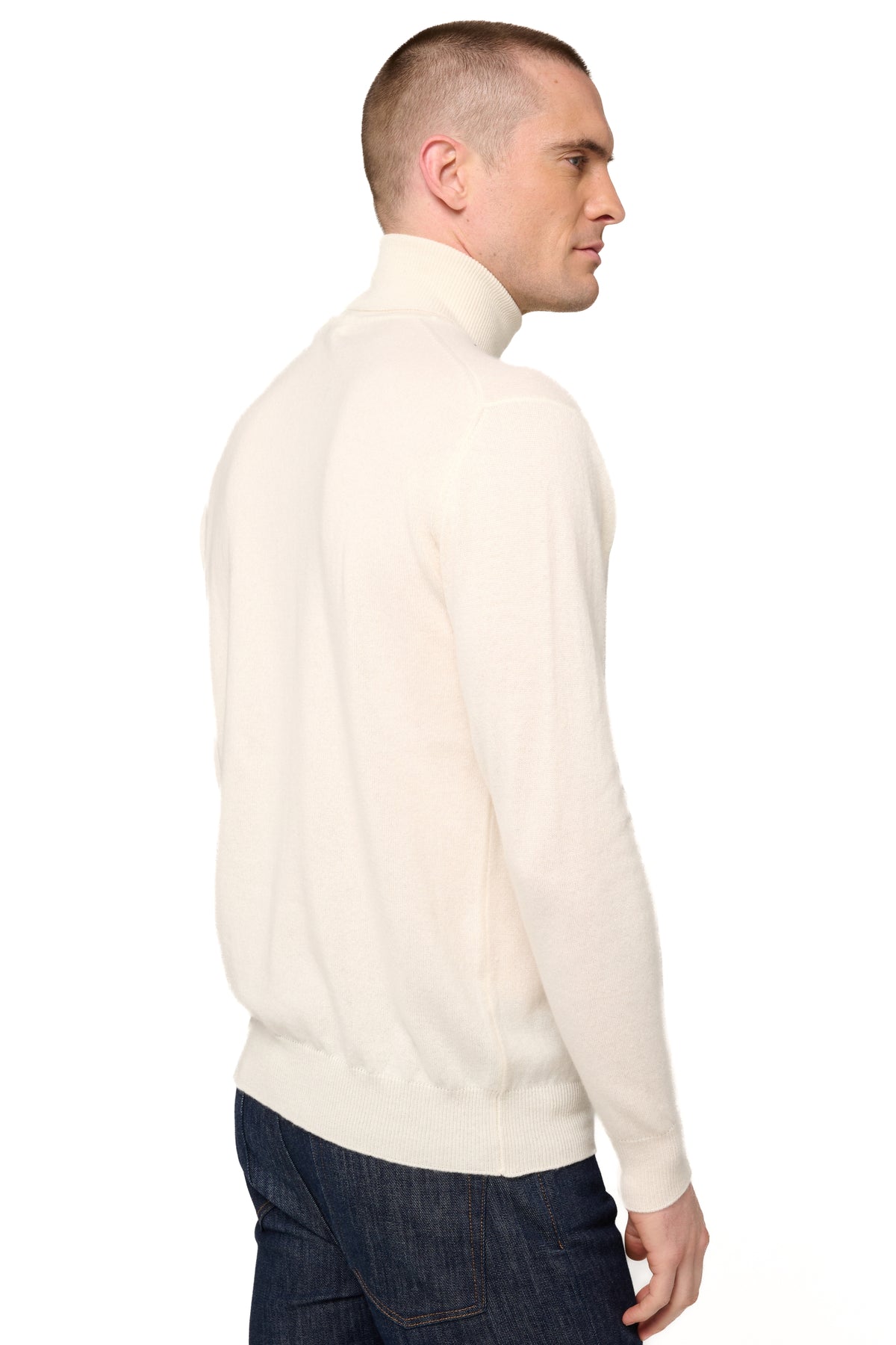 Edgar en cachemire homme - Vue 2 - natural écru - Mahogany