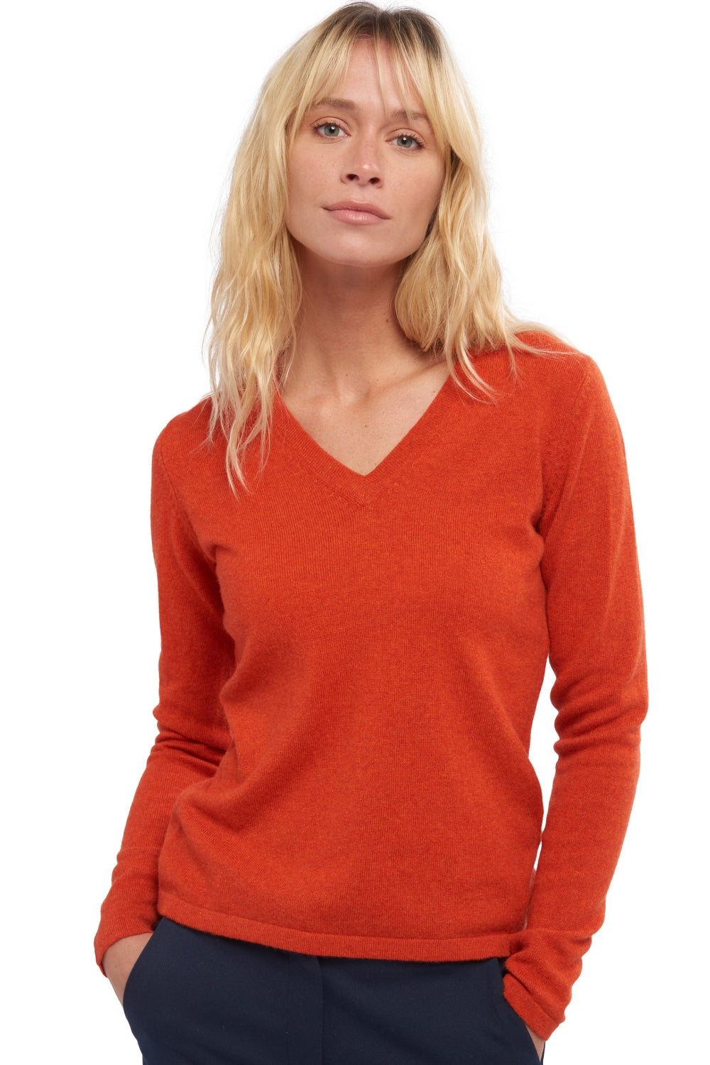 Emma in cashmere donna - paprika - Mahogany