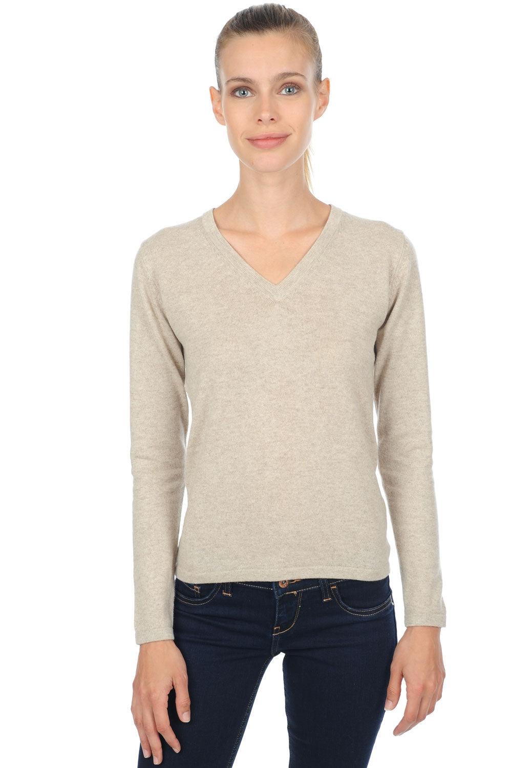 Emma Premium in cashmere donna - pema natural - Mahogany