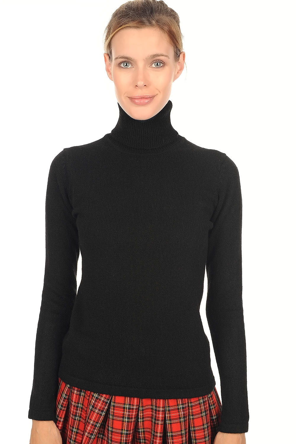 Fanelle in yak donna - nero - Mahogany