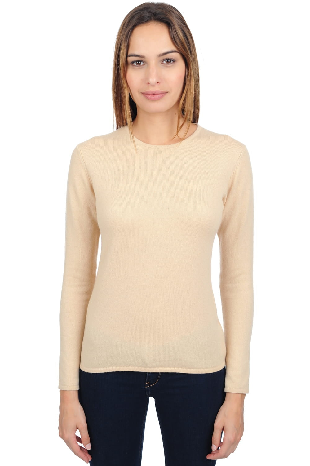 Line in cashmere donna - honey - Mahogany