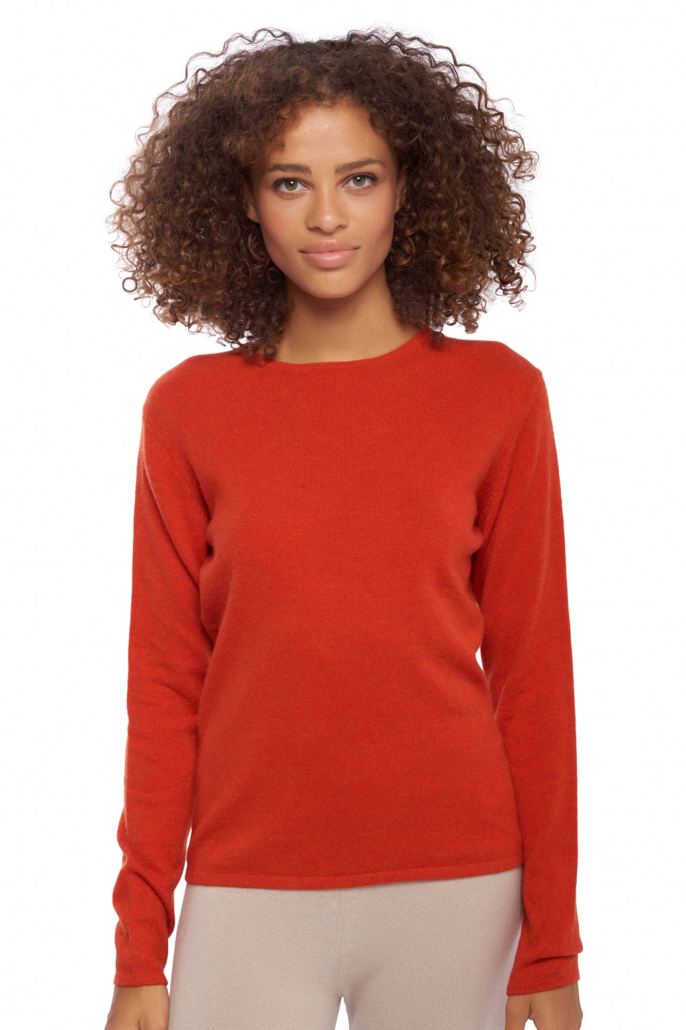 Line in cashmere donna - paprika - Mahogany