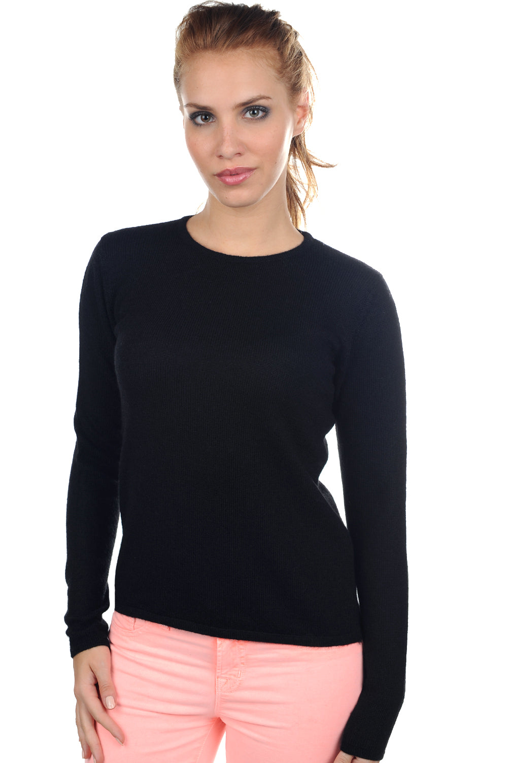Line-Alpaga in baby alpaca donna - nero - Mahogany