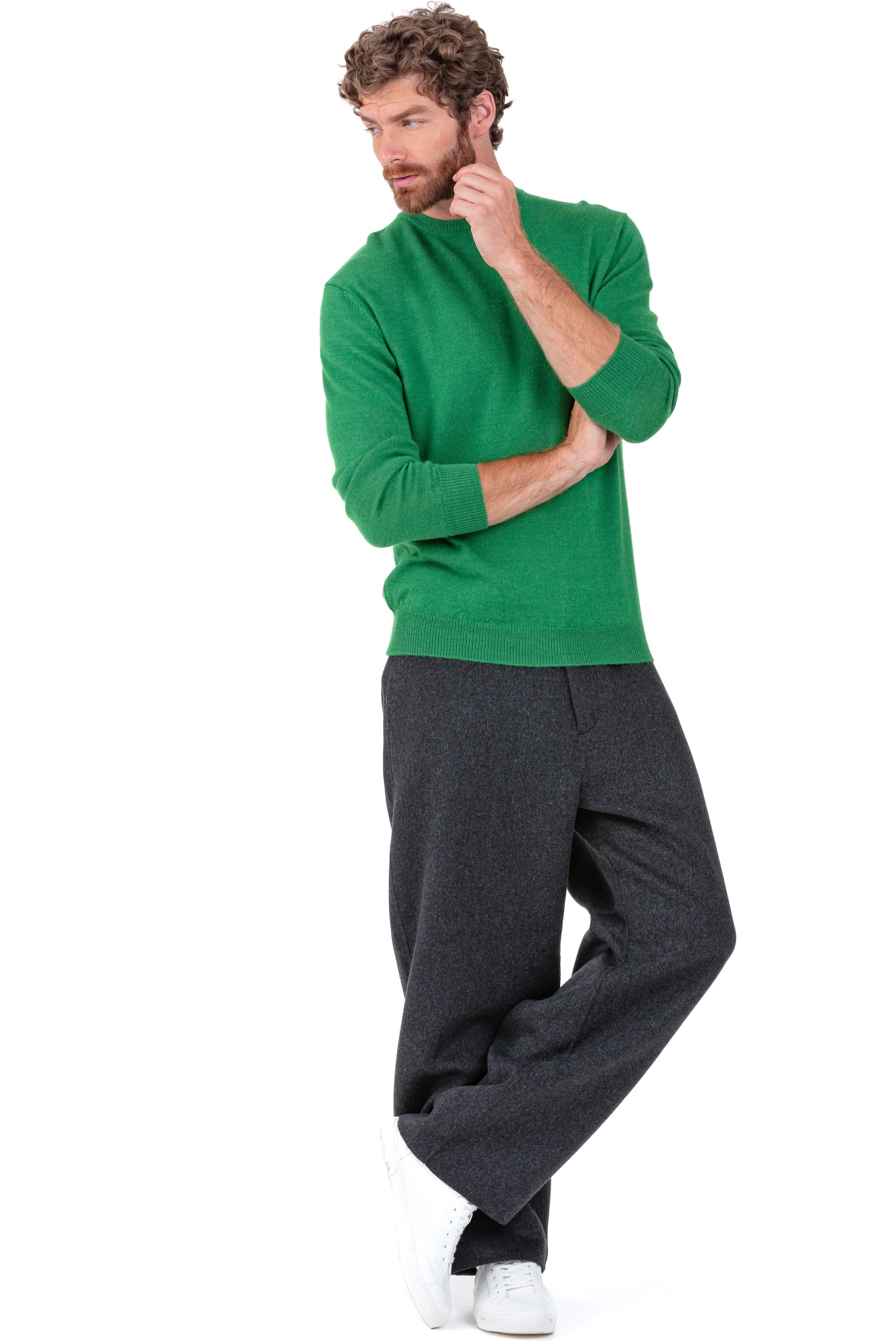 Nestor-Alpaga en baby alpaga homme - Vue 4 - green leaf - Mahogany