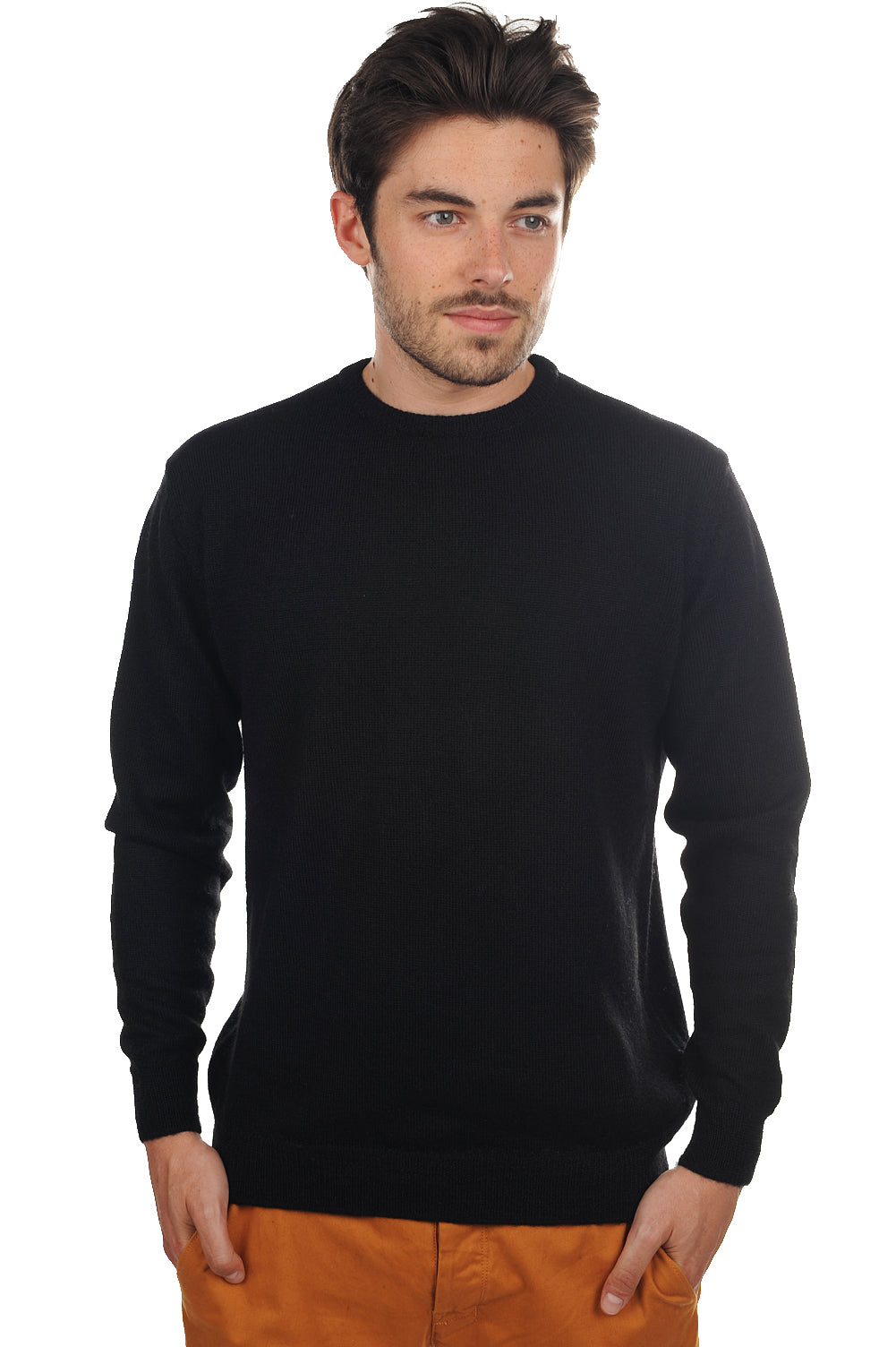 Nestor-Alpaga in baby alpaca uomo - nero - Mahogany