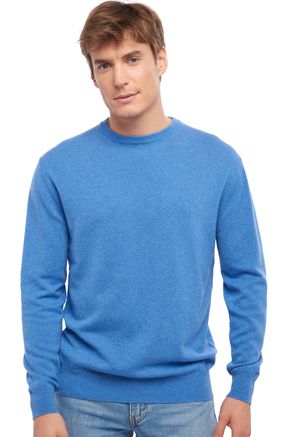 Nestor in cashmere uomo - blu chiné - Mahogany