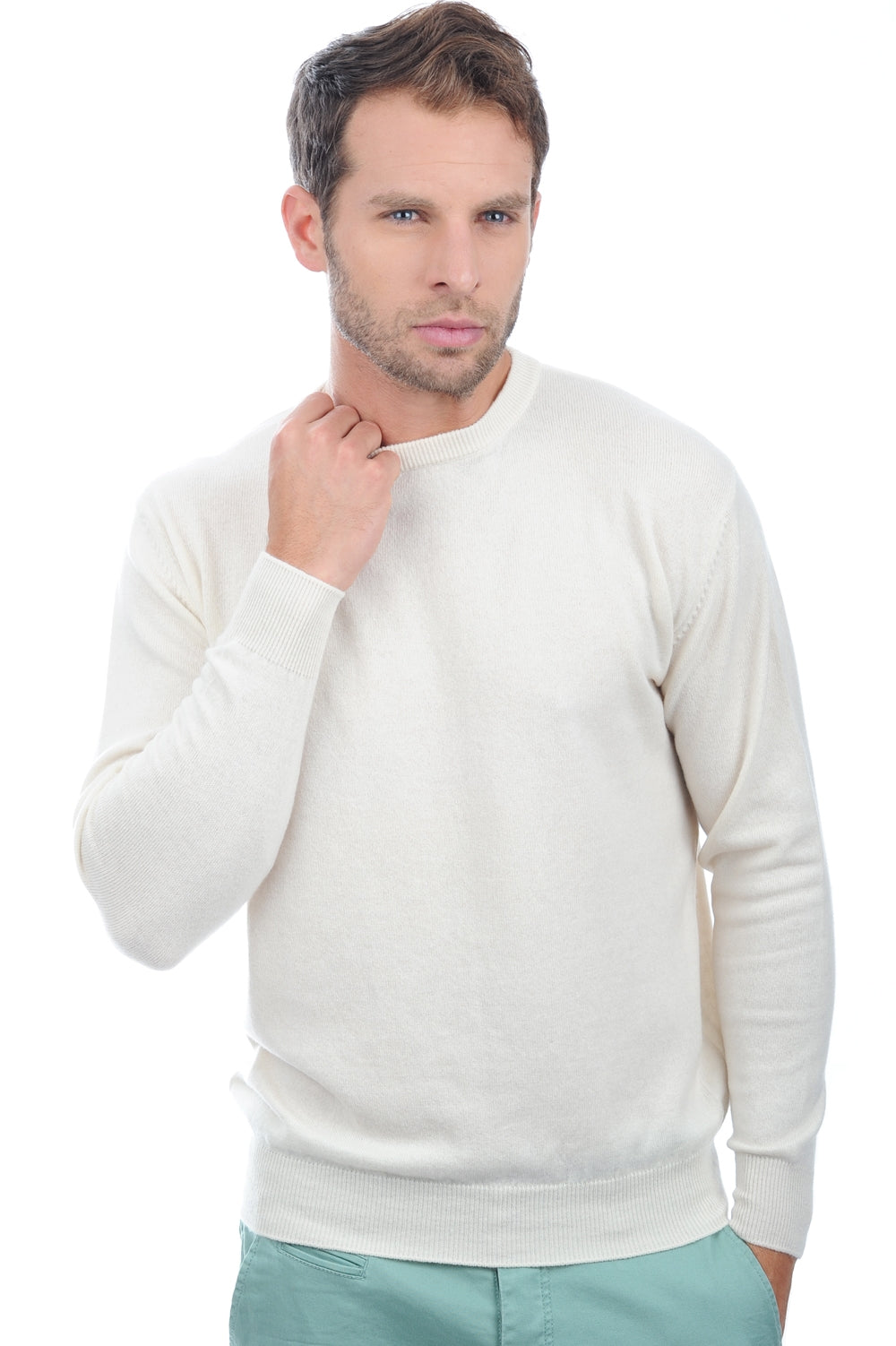 Nestor in cashmere uomo - écru - Mahogany