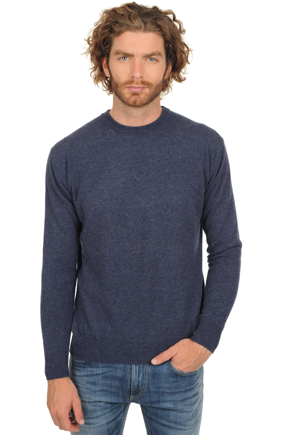Nestor in cashmere uomo - indigo - Mahogany