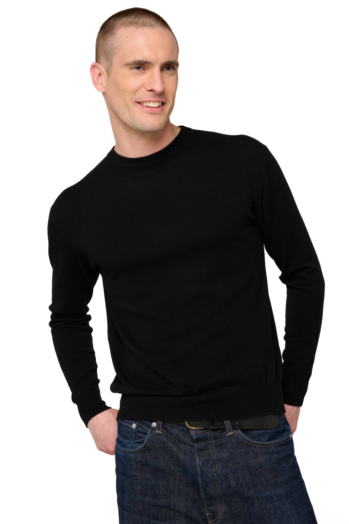 Nestor in cashmere uomo - nero - Mahogany