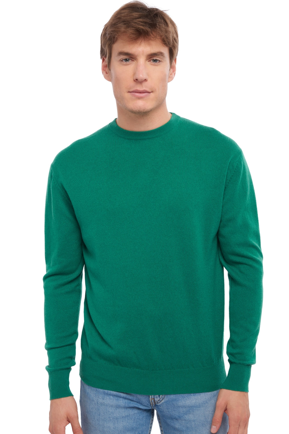 Nestor in cashmere uomo - verde inglese - Mahogany