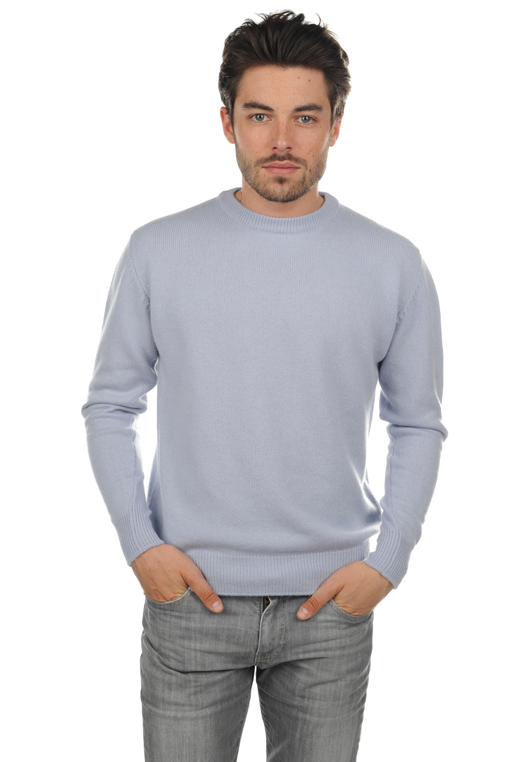 Nestor 4F in cashmere uomo - blu cielo - Mahogany