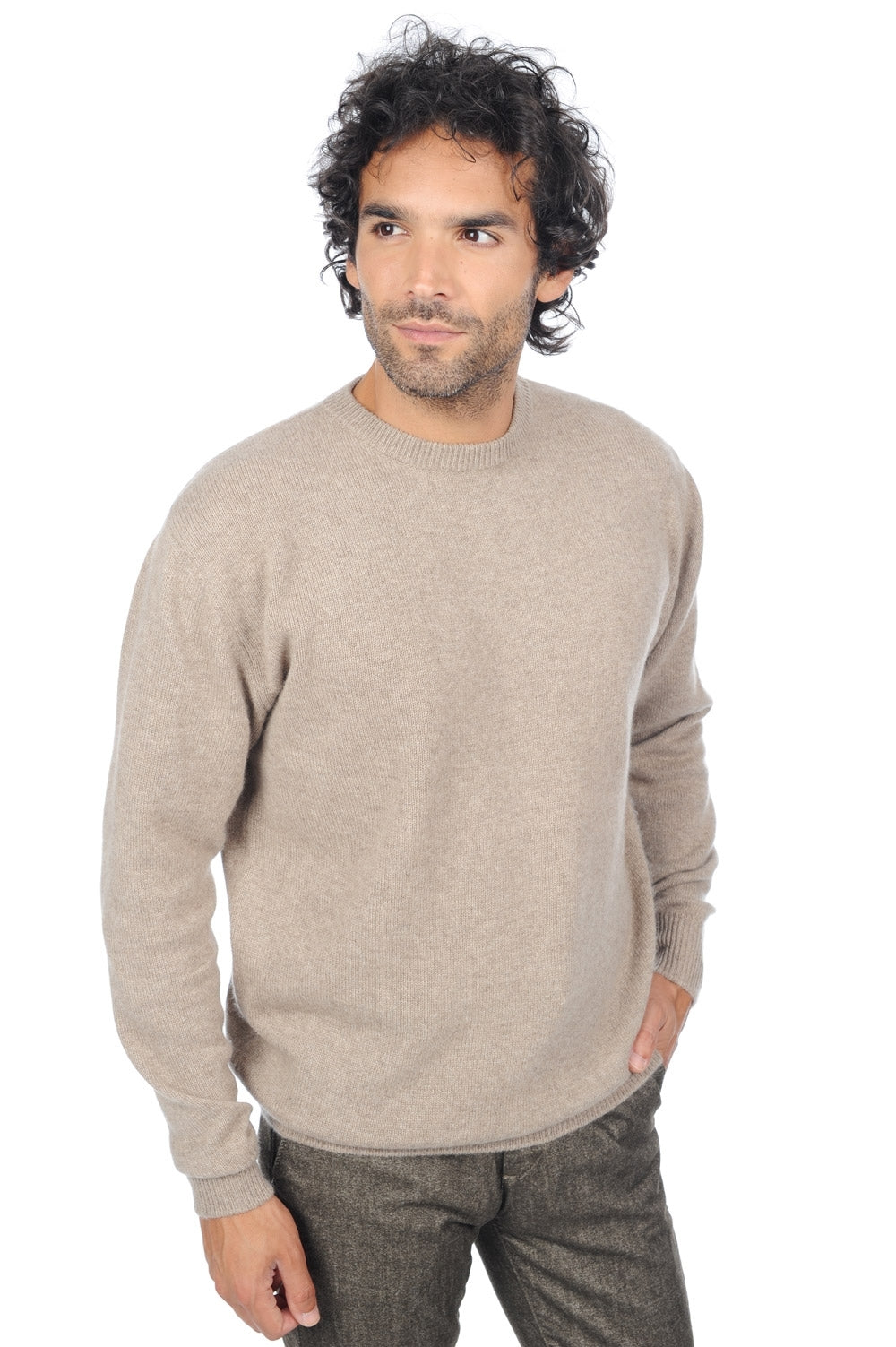 Nestor 4F in cashmere da uomo - marrone naturale - Mahogany