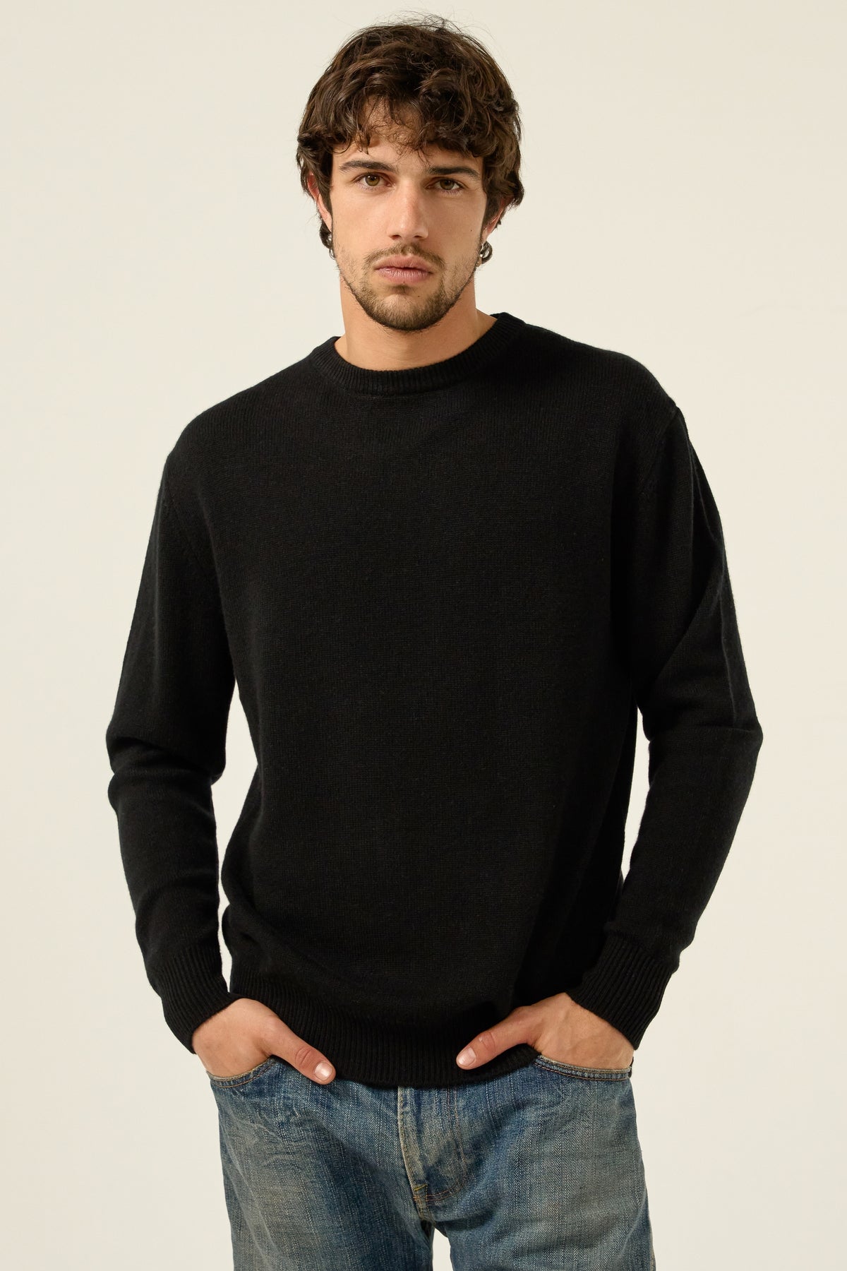 Nestor 4F in cashmere da uomo - nero - Mahogany