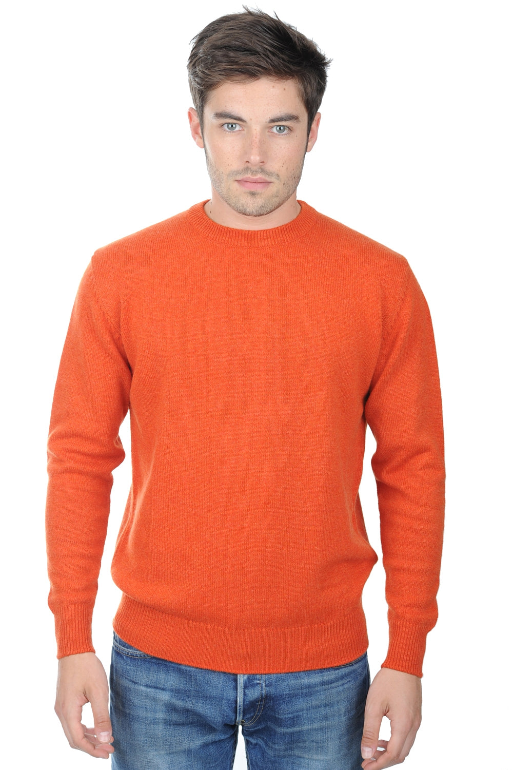 Nestor 4F in cashmere da uomo - paprika - Mahogany