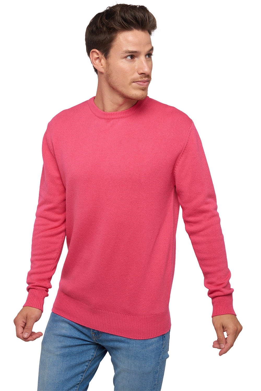 Nestor 4F in cashmere da uomo - rosa shocking - Mahogany
