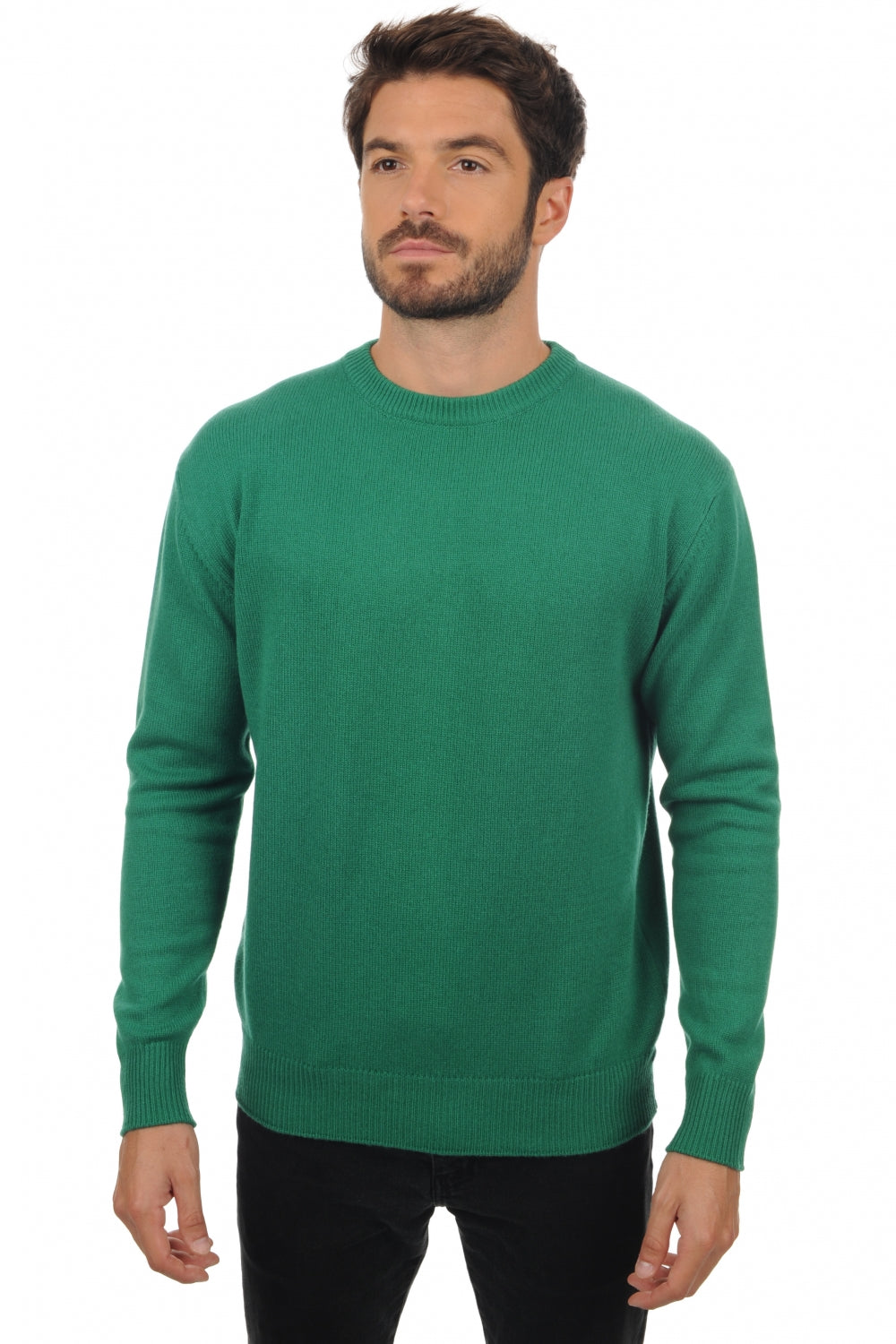Nestor 4F in cashmere da uomo - verde inglese - Mahogany