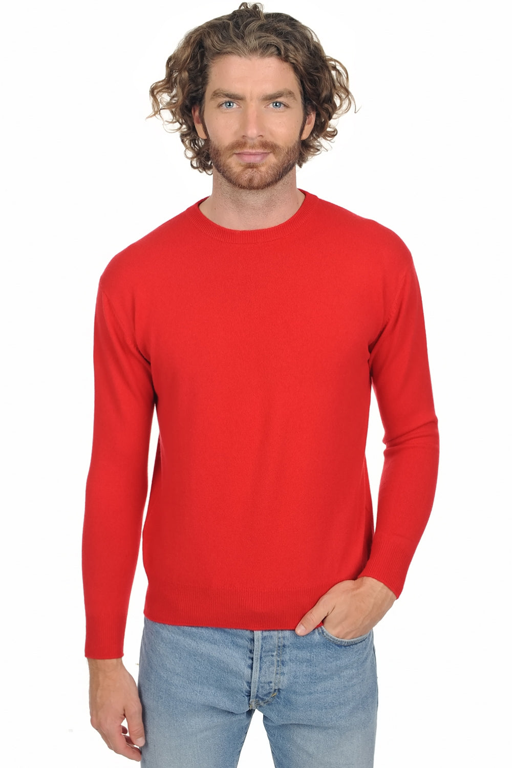 Nestor Premium in cashmere uomo - rosso - Mahogany