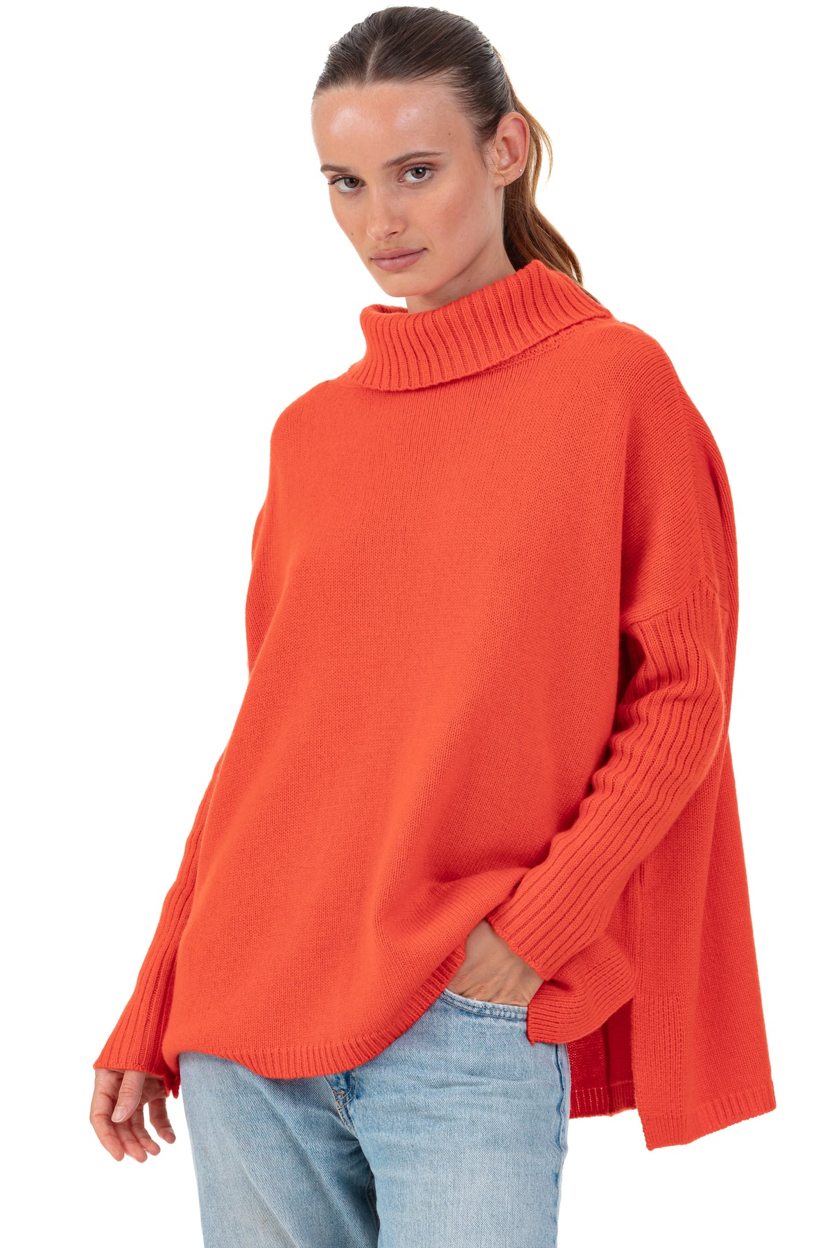 Paprikae in cashmere donna - bloody orange - Mahogany