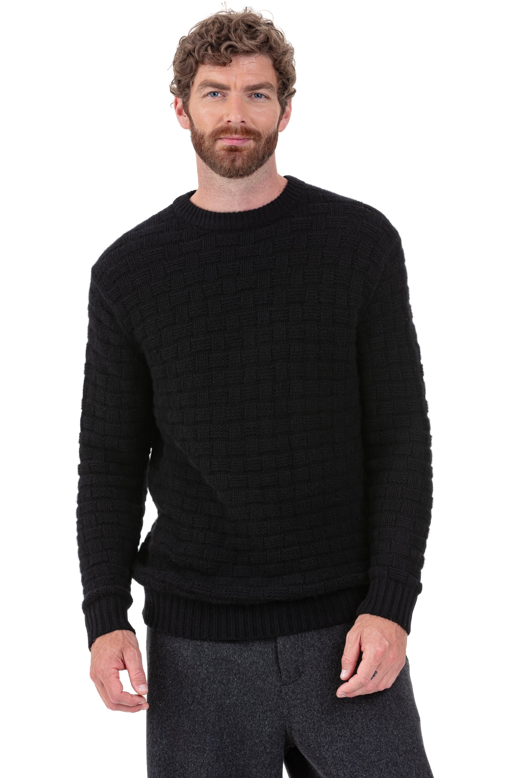 Pedro in cashmere uomo - Vista 1 - nero - Mahogany