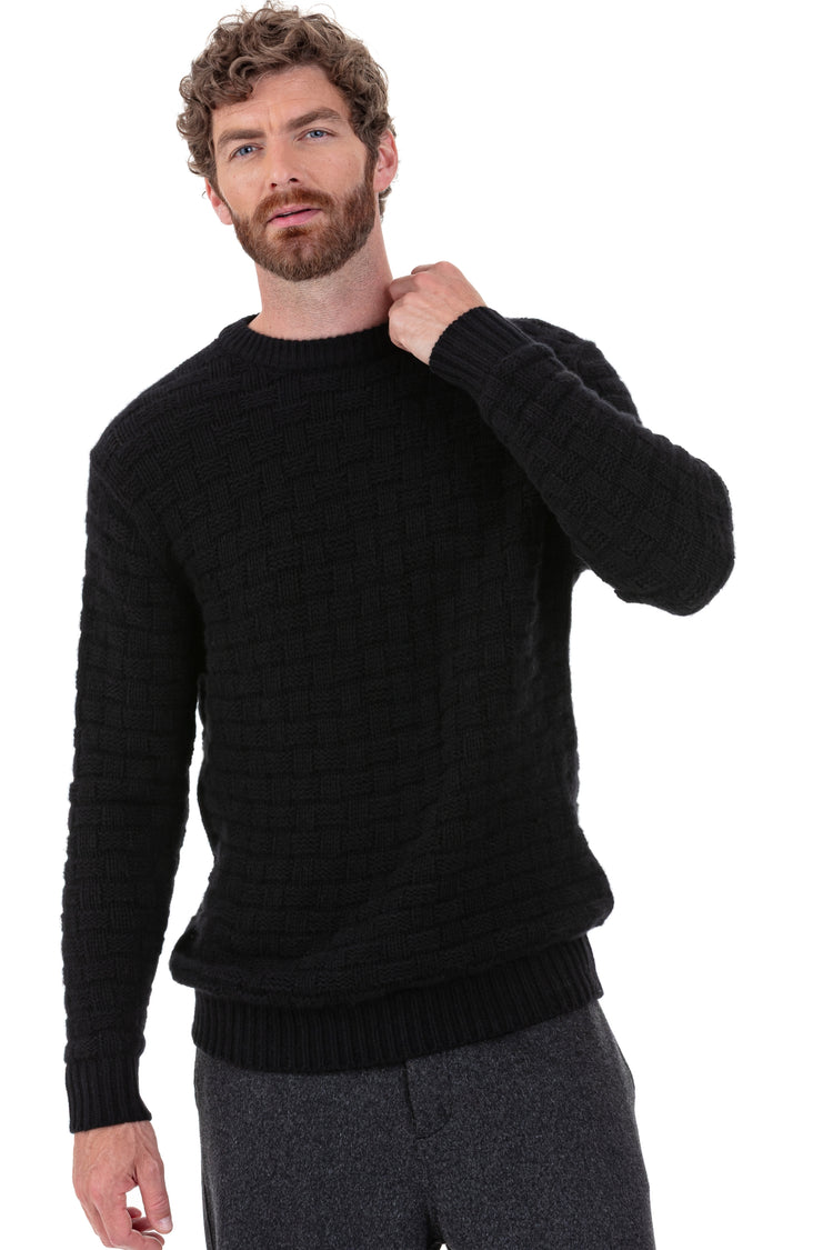Pedro in cashmere uomo - nero - Mahogany