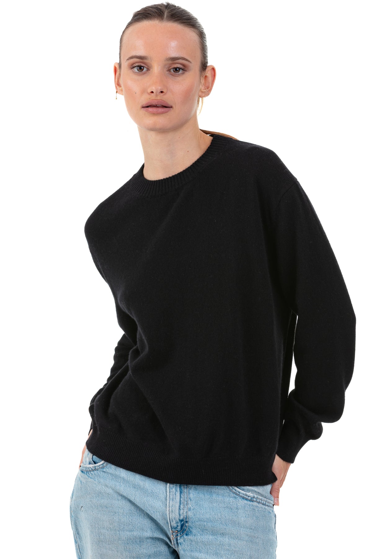 Philippine in cashmere donna - nero - Mahogany