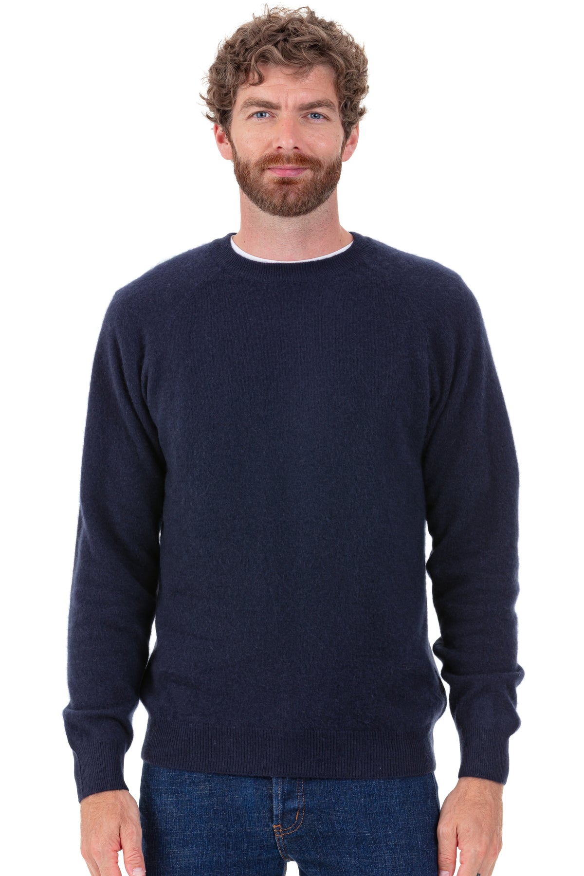 Prince in cocoon cashmere uomo - navy - Mahogany
