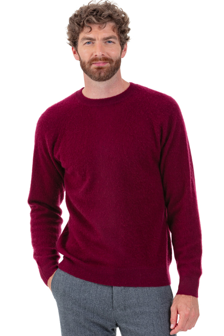 Prince in cocoon cashmere uomo - wine - Mahogany