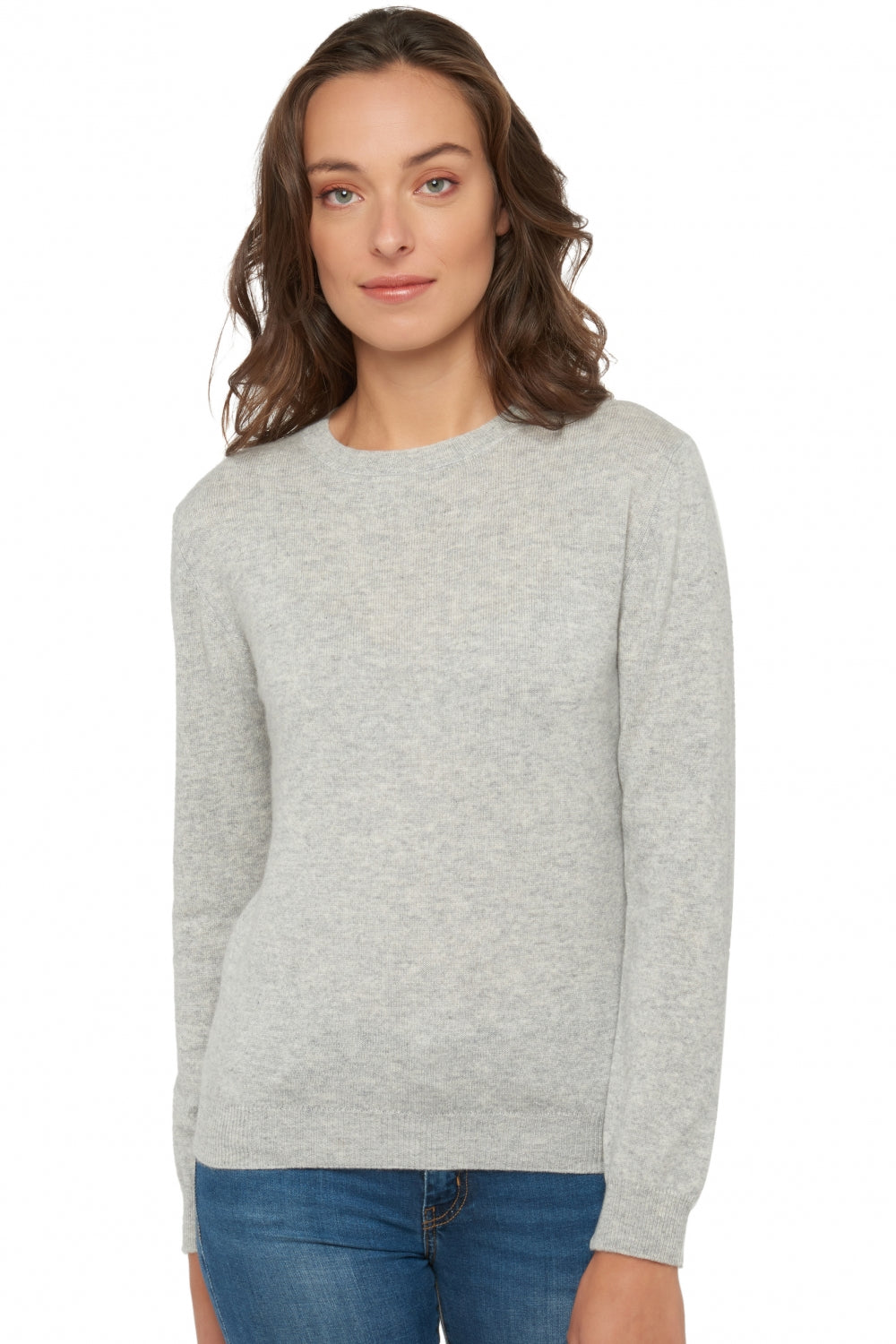 Raison in cashmere donna - flanella melange - Mahogany