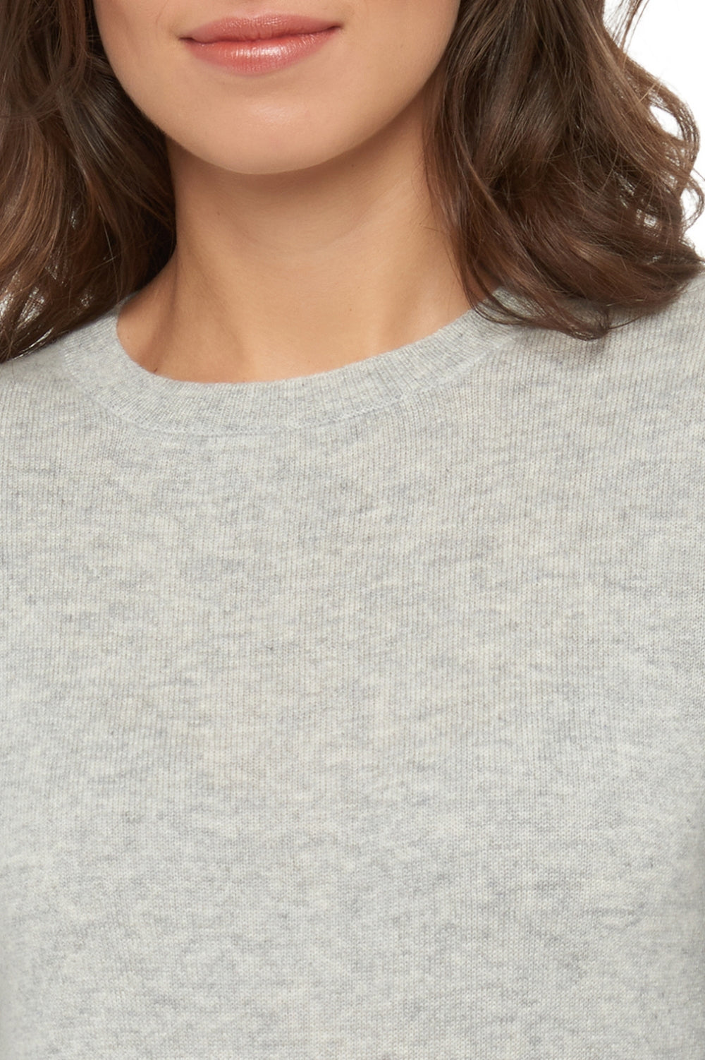 Raison in cashmere donna - Vista 1 - flanella chiné - Mahogany