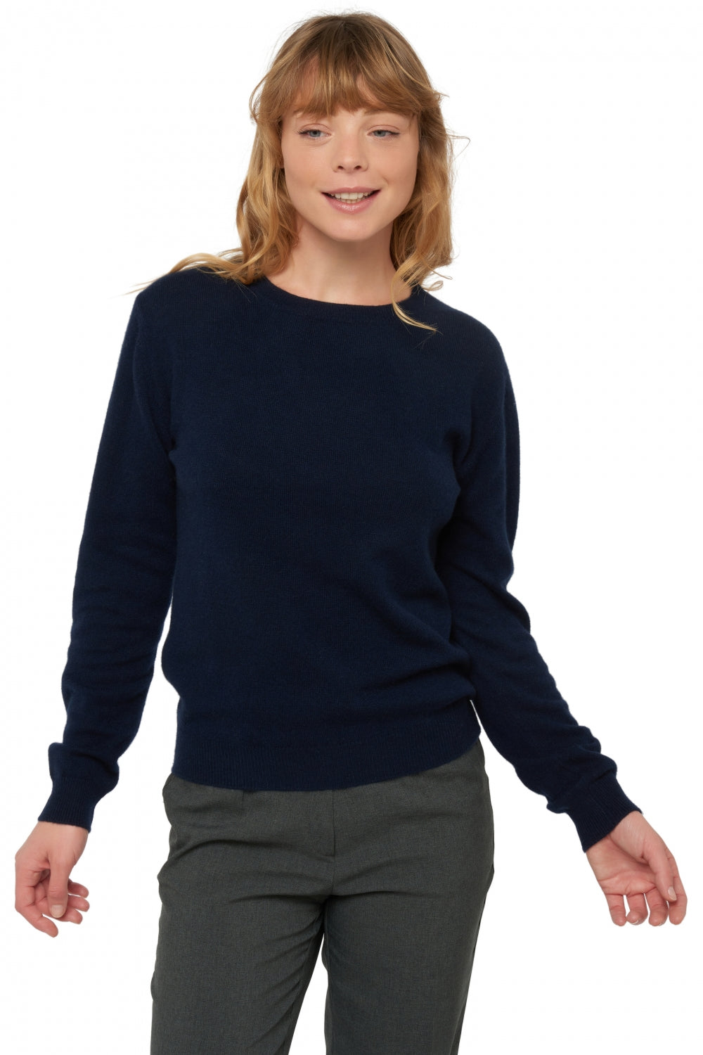 Raison in cashmere donna - blu marino scuro - Mahogany