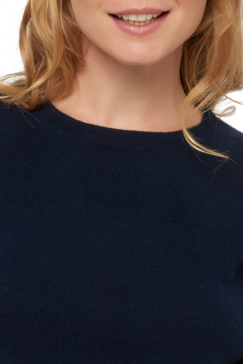 Raison in cashmere donna - Vista 1 - blu marino scuro - Mahogany