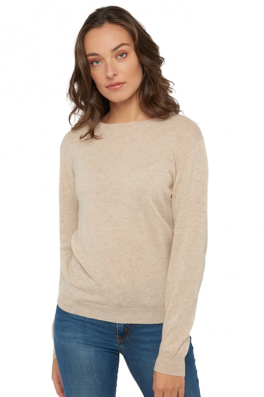 Raison in cashmere donna - beige naturale - Mahogany