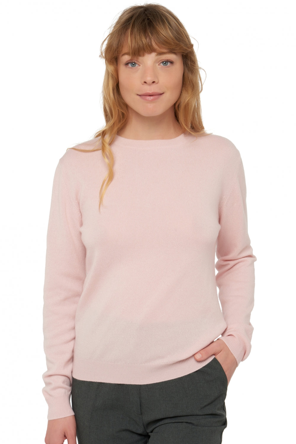 Raison in cashmere donna - rosa pallido - Mahogany