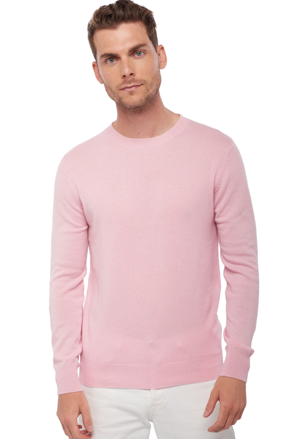 Tao in cashmere uomo - baby pink - Mahogany