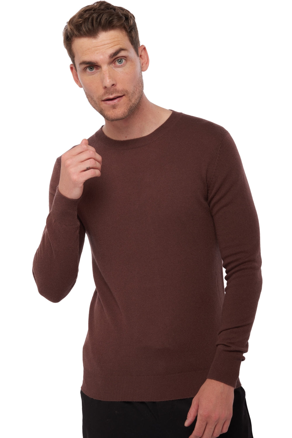 Tao in cashmere uomo - chocobrown - Mahogany