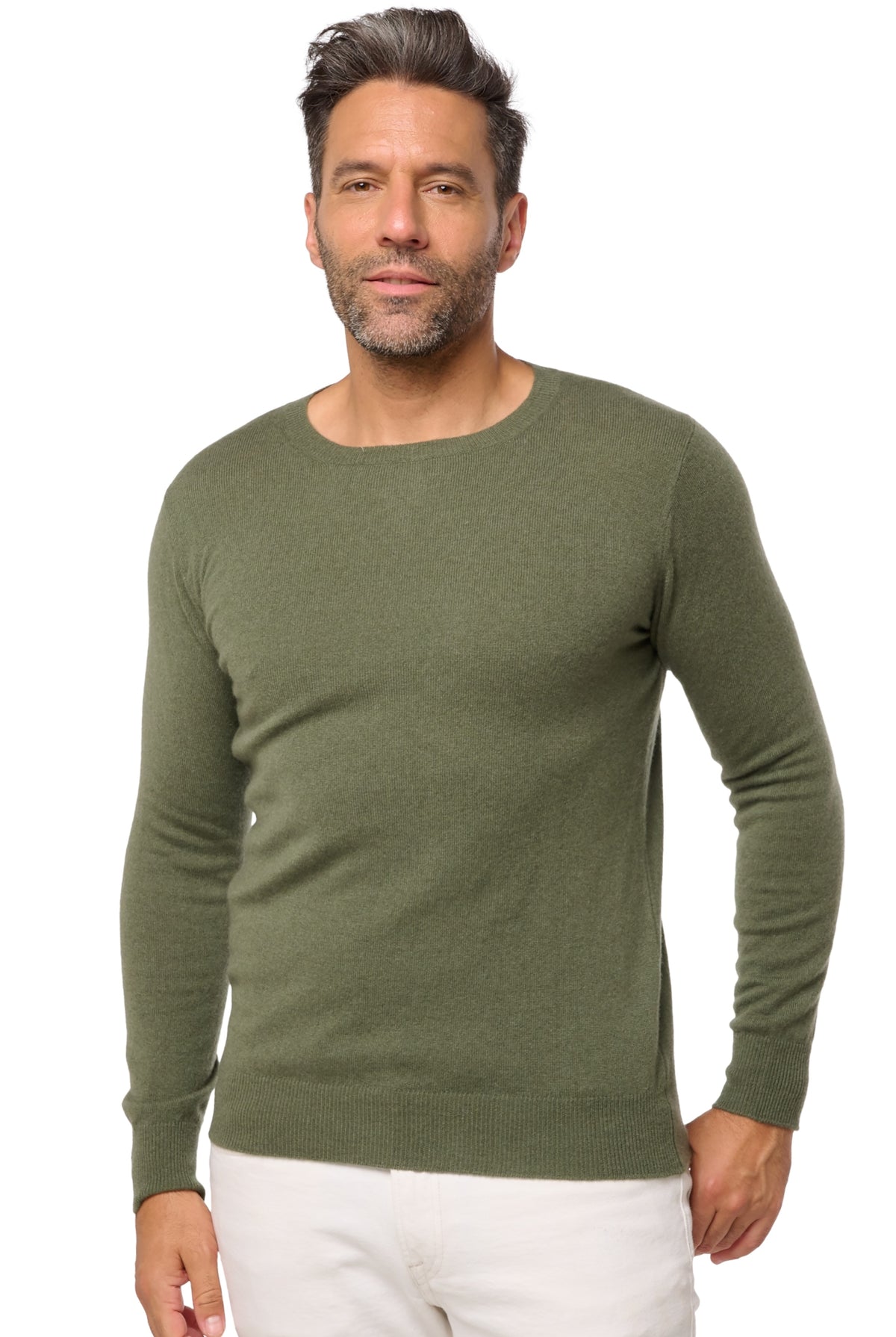 Tao in cashmere uomo - kaki 2025 - Mahogany