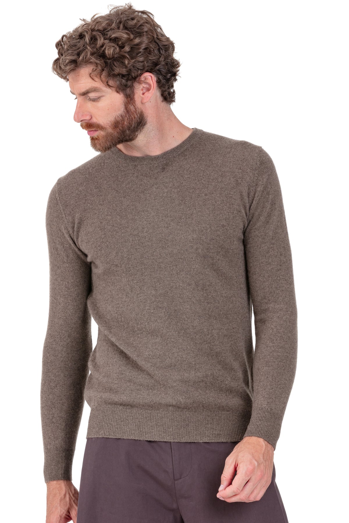 Tao in cashmere uomo - natural dark brown - Mahogany