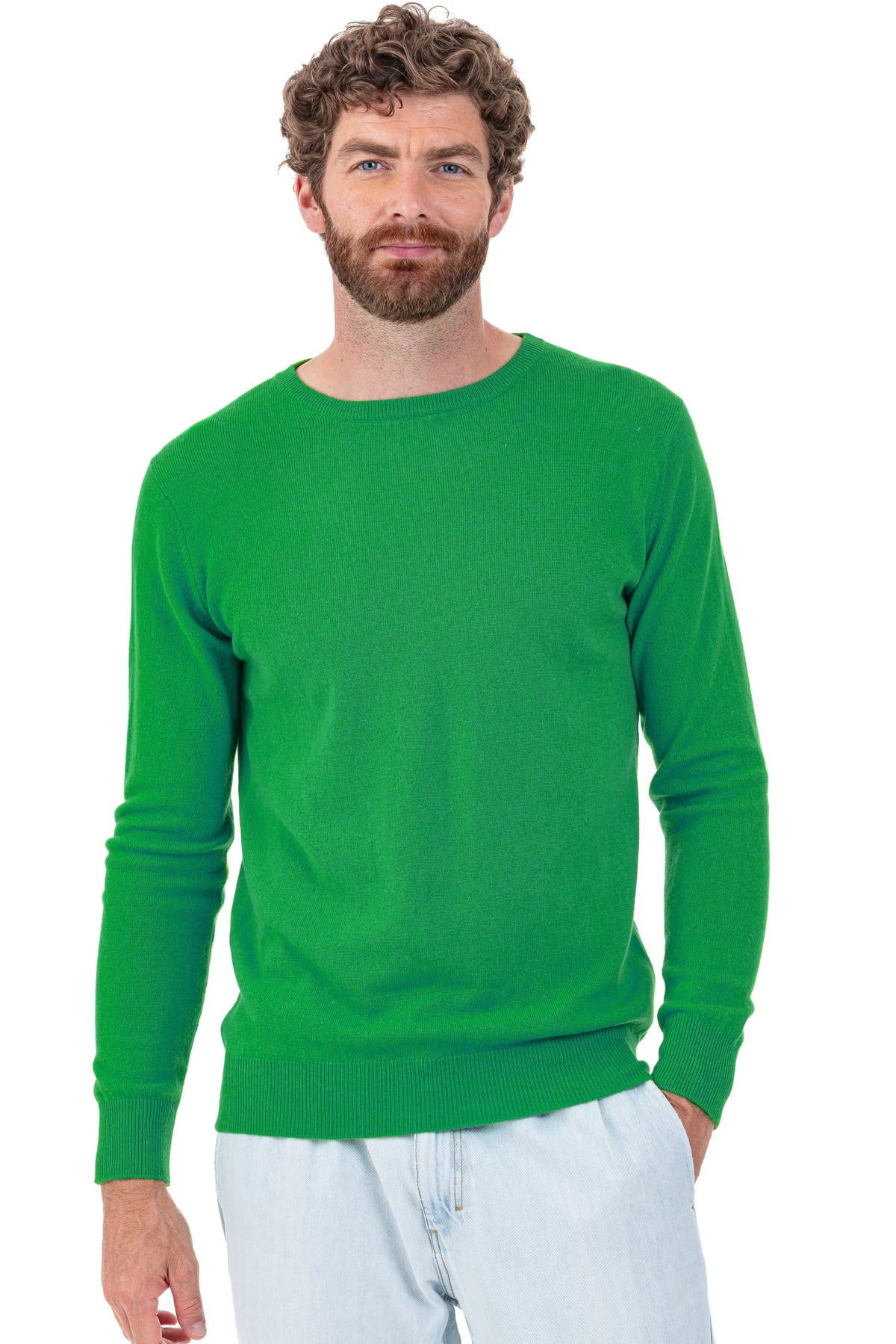 Tao in cashmere uomo - new green - Mahogany