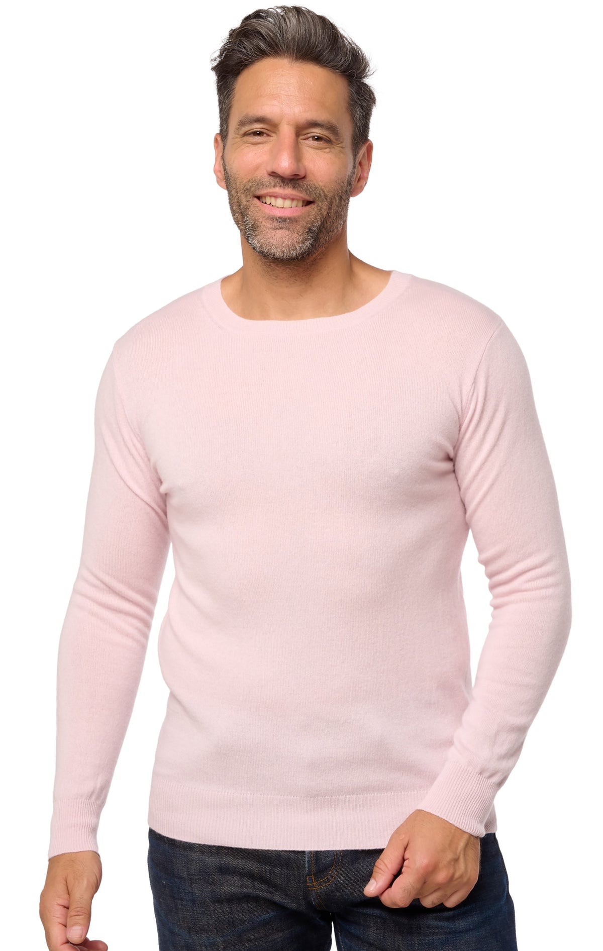 Tao in cashmere uomo - pale blossom - Mahogany