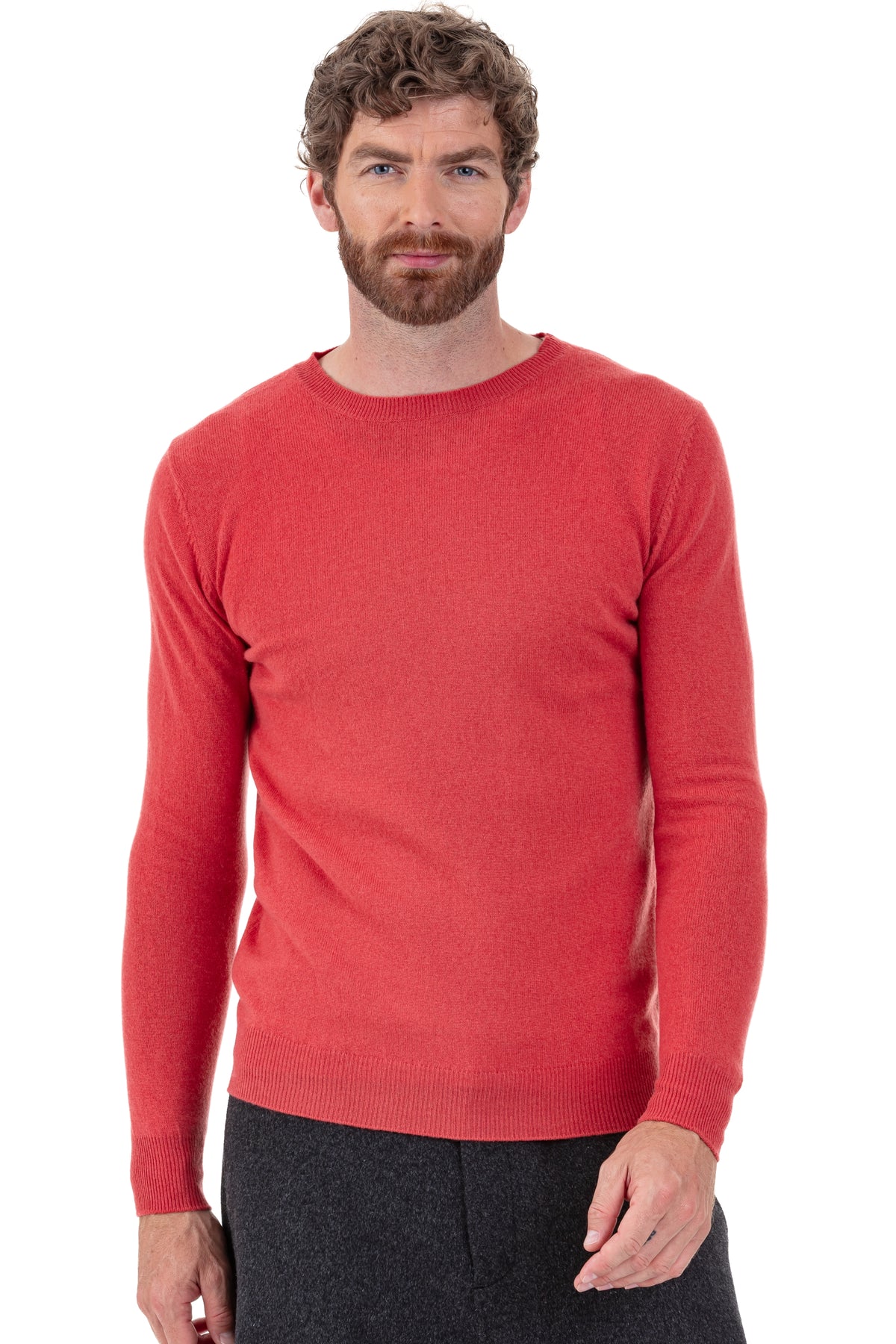 Tao in cashmere uomo - quite coral - Mahogany