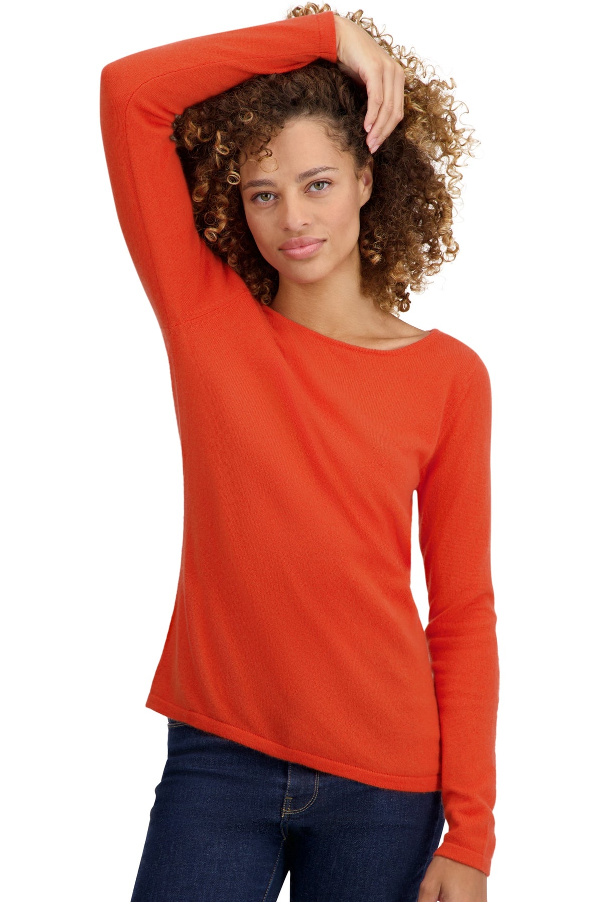 Tennessy in cashmere donna - satsuma - Mahogany