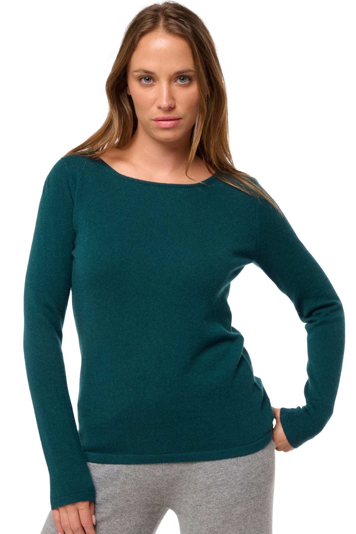 Tennessy in cashmere donna - vert emeraude - Mahogany