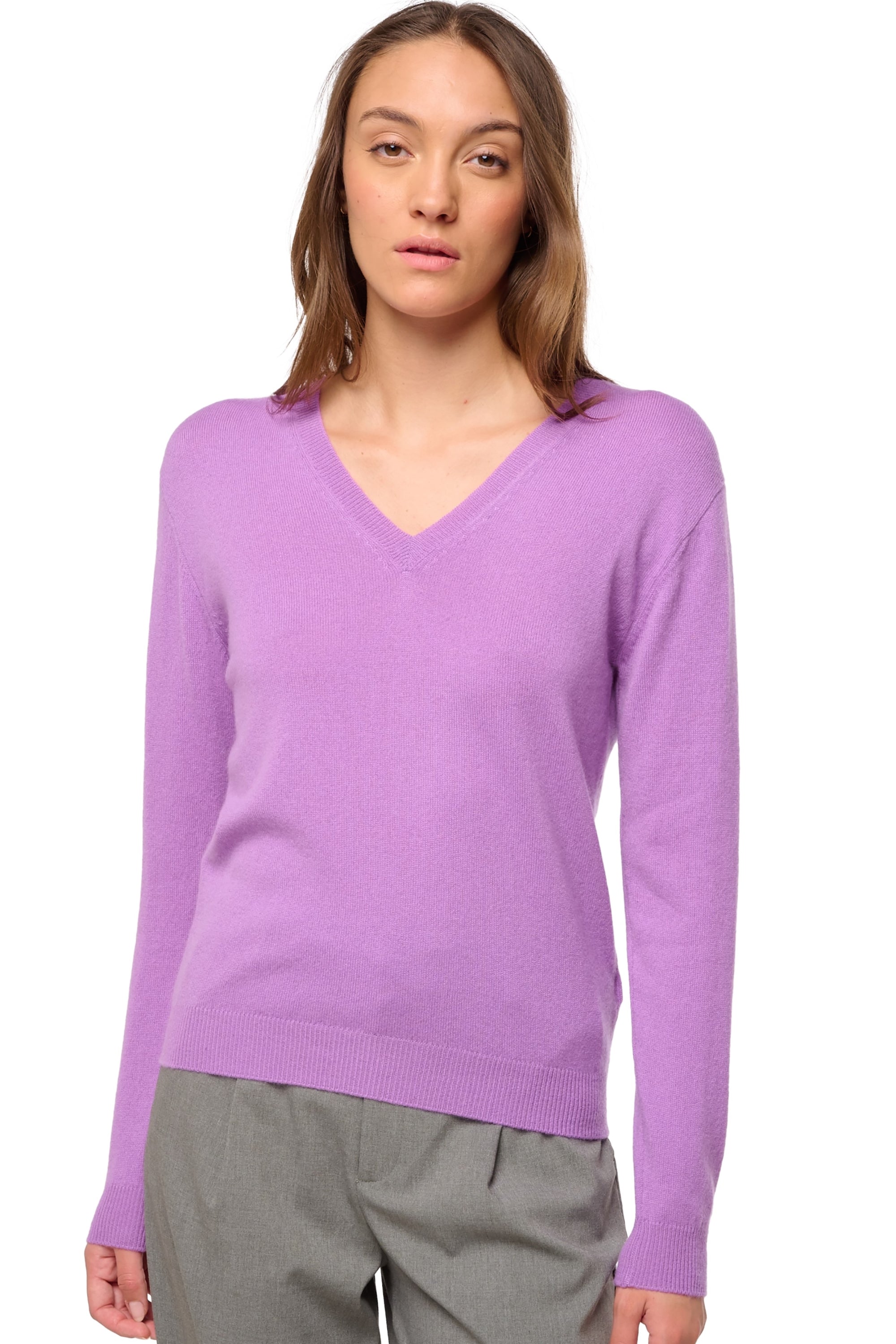Tessa in cashmere donna - dahlia - Mahogany