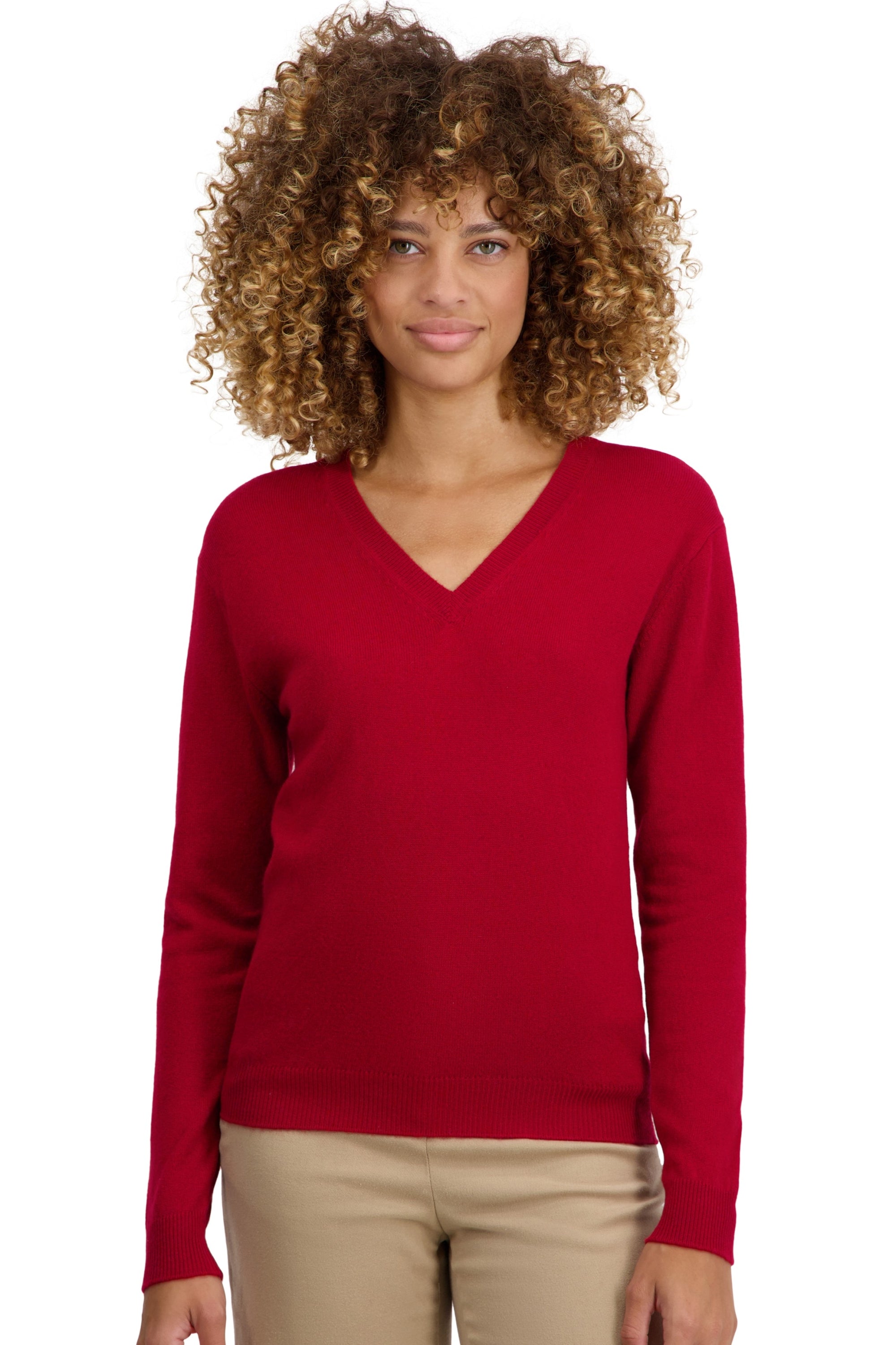 Tessa in cashmere donna - garnet - Mahogany